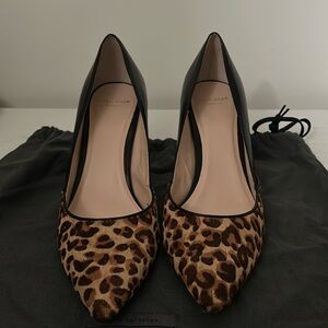 Cole Haan leopard print heels.